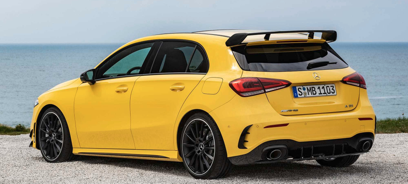 Illustration for article titled 2019 Mercedes-AMG A35: This Is Apparently Benz's New 300 HP Hot Hatch